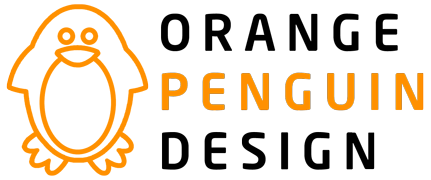 Orange Penguin Design